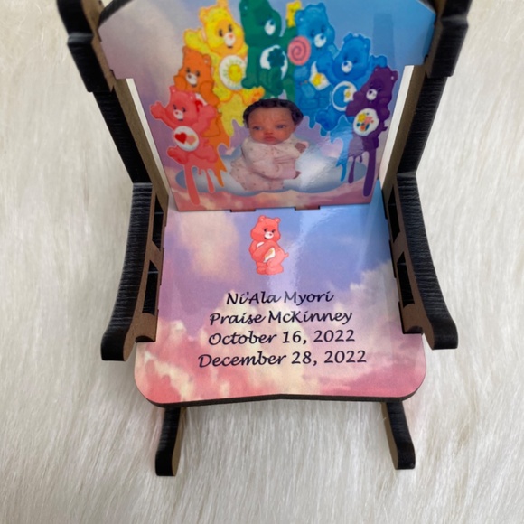 Customize Mini Memory Bench & Rocking Chair - Picture 5 of 8